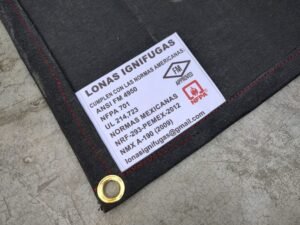 lona ignifuga de algodon - norma PEMEX-NRF-293-2020