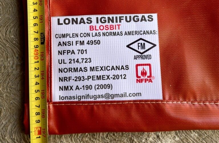 lonas ignifugas blosbit