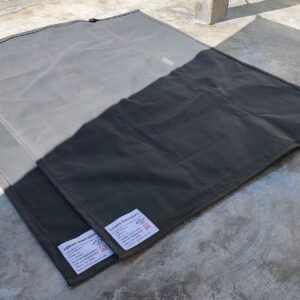 Lonas Ignifugas de algodon negro