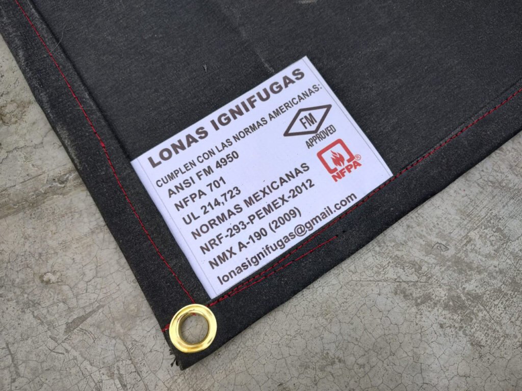 Lonas ignifugas de algodón Arthur Fire - tiempo de Entrega Inmediato - Envíos a todo México - 5574124237
